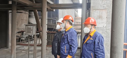 潼关分局开展工业炉窑大气污染防治专项执法检查